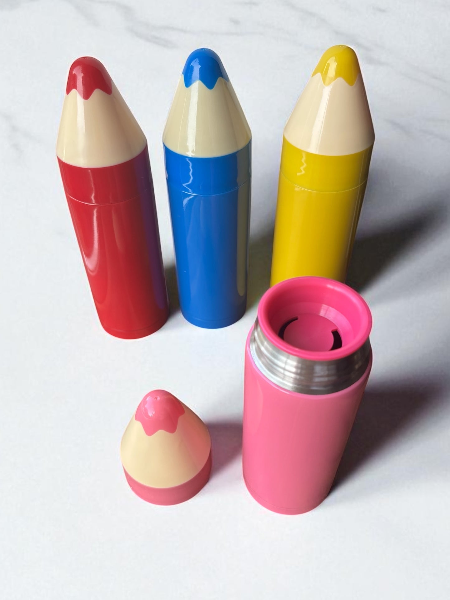 Pencil Travel Mug Blue