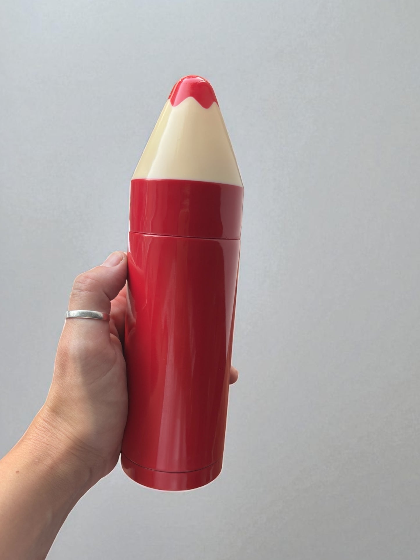 Pencil Travel Mug Red