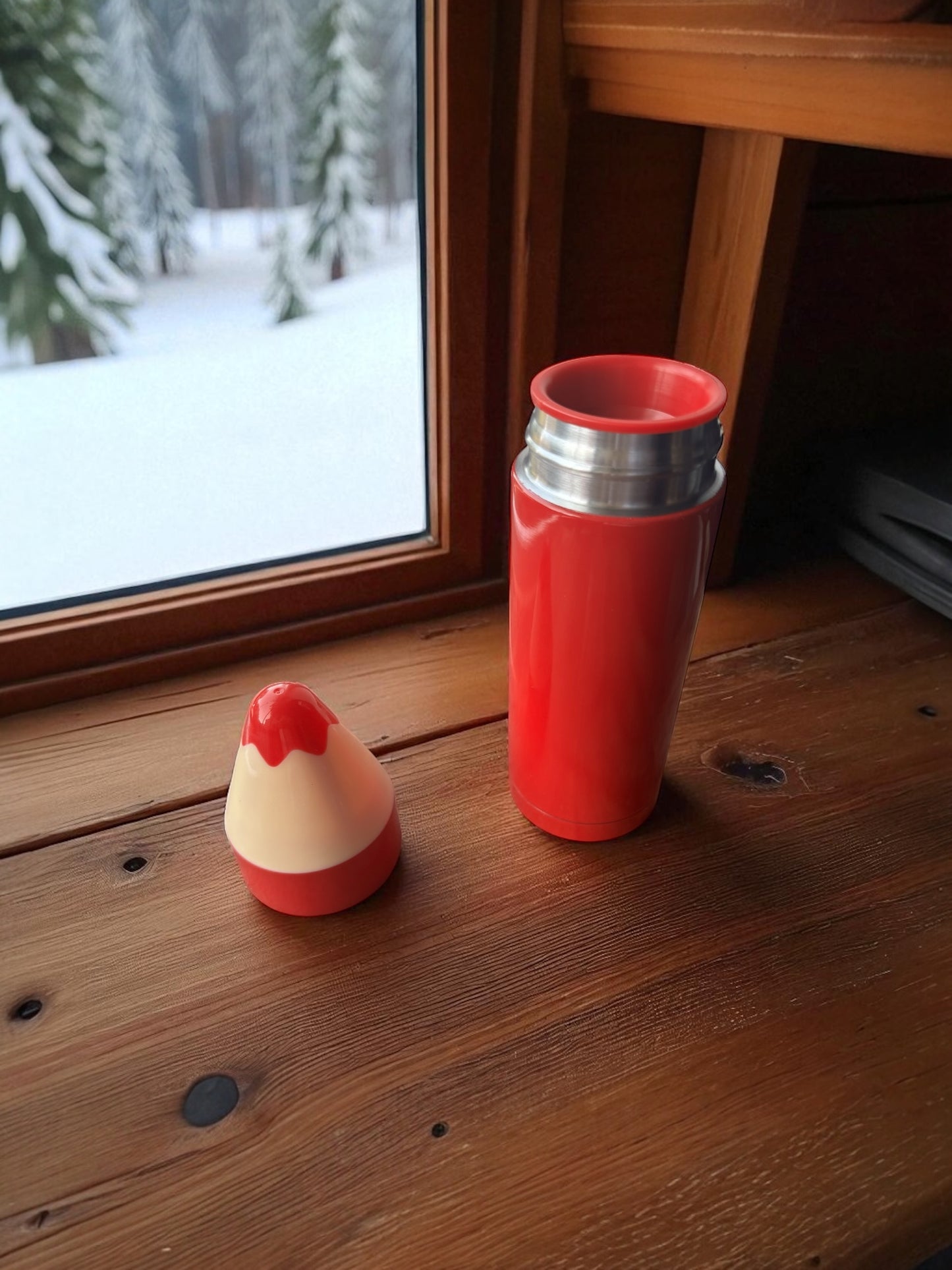 Pencil Travel Mug Red