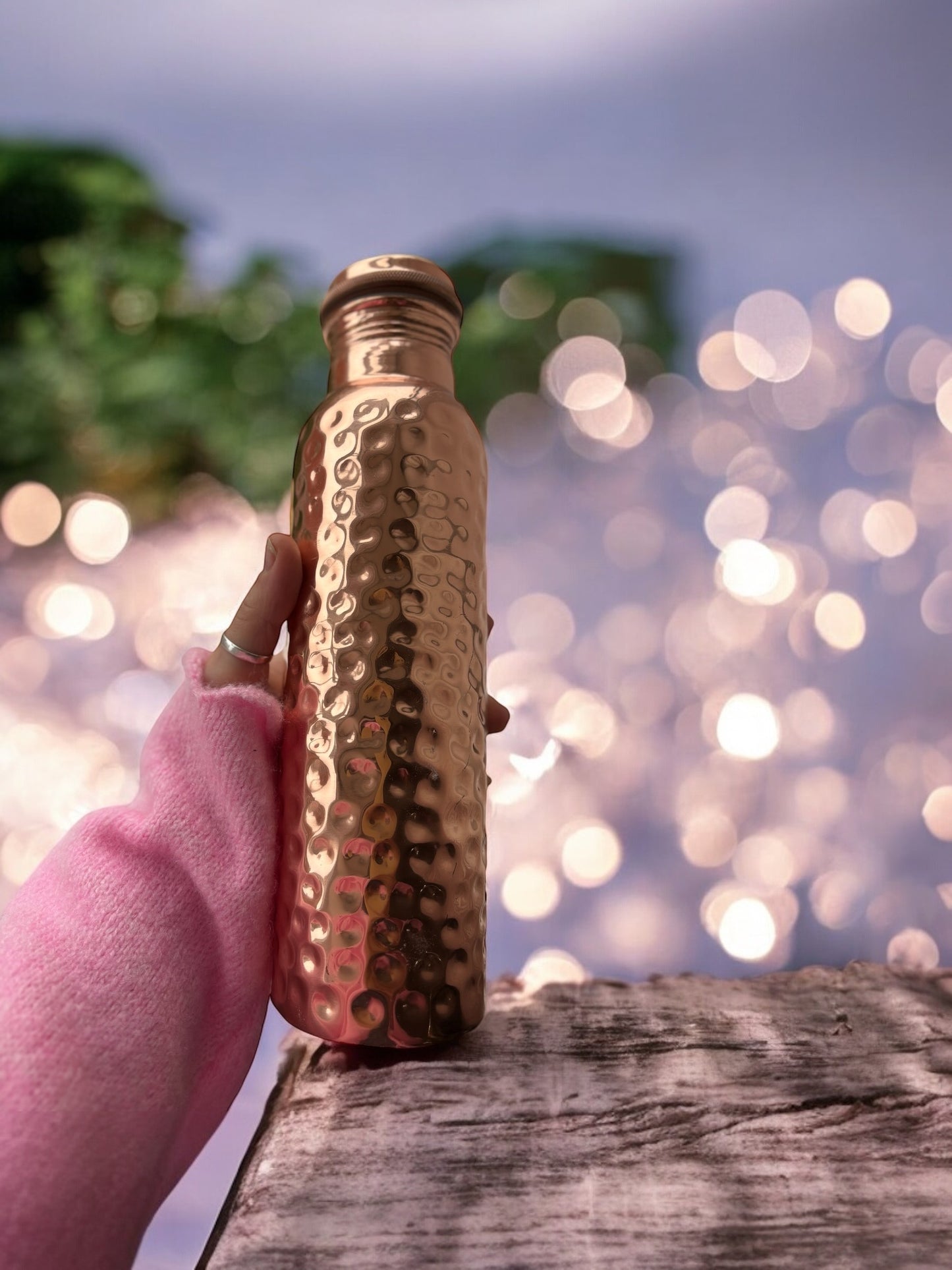 Large Copper Water Bottle