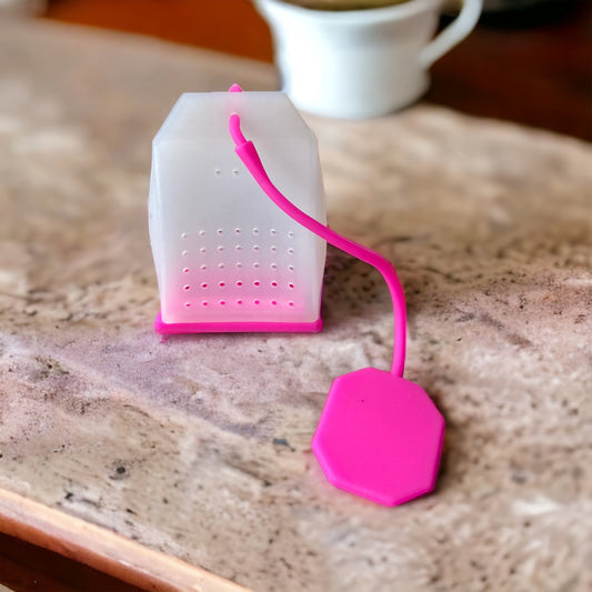 Pink Reusable Teabag