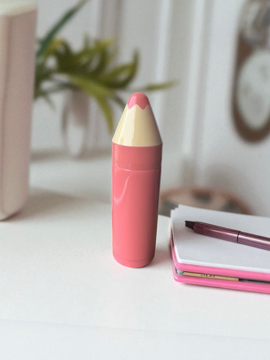 Pencil Travel Mug Pink