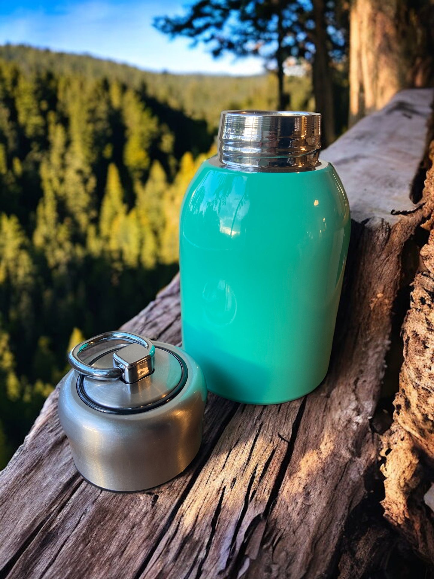 Turquoise Binky Flask